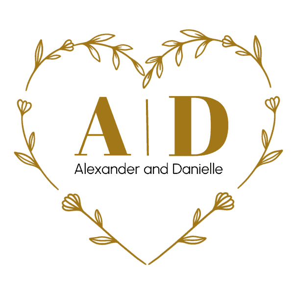 Couple's Monograms (Top and Bottom)