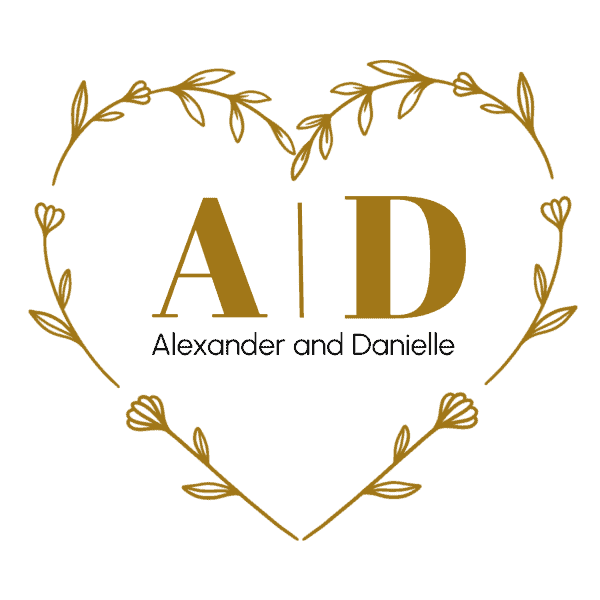 Couple's Monograms (Top and Bottom)