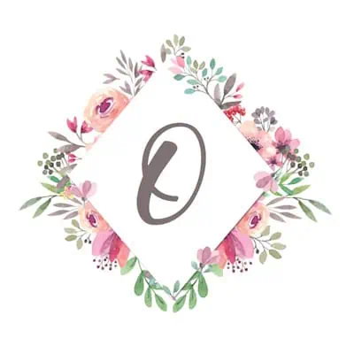 Split Letter With Round Frame - O