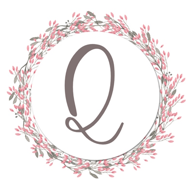 Round Shaped Floral Border With Pink Flowers - Q
