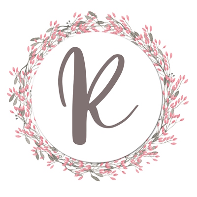 Round Shaped Floral Border With Pink Flowers - R