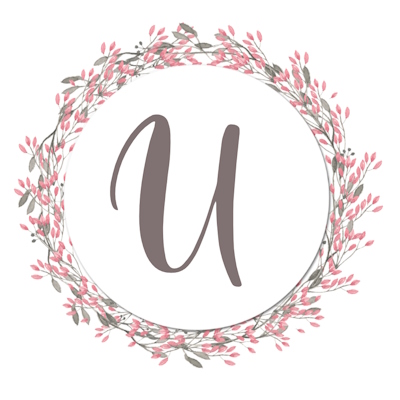 Round Shaped Floral Border With Pink Flowers - U