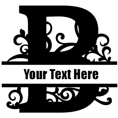 Split Letter - B
