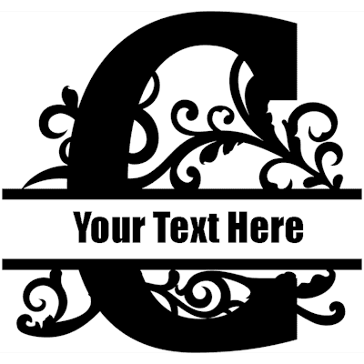 Split Letter - C