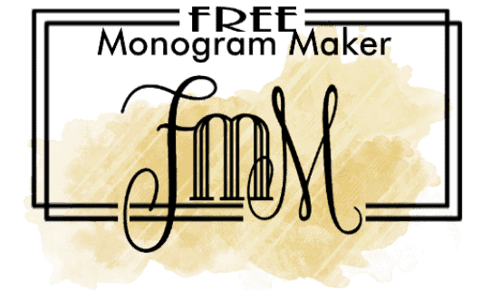 Free Monogram Maker