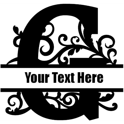 Split Letter - G