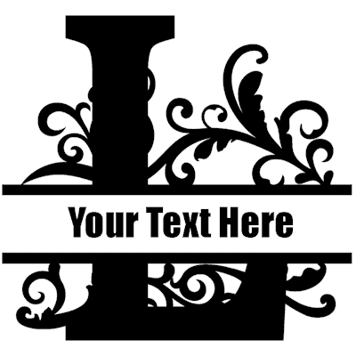 Split Letter - L