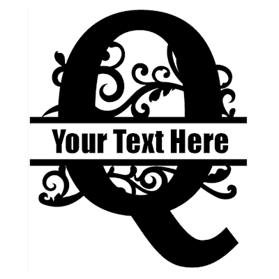 Split Letter - Q