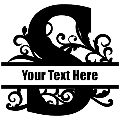 Split Letter - S